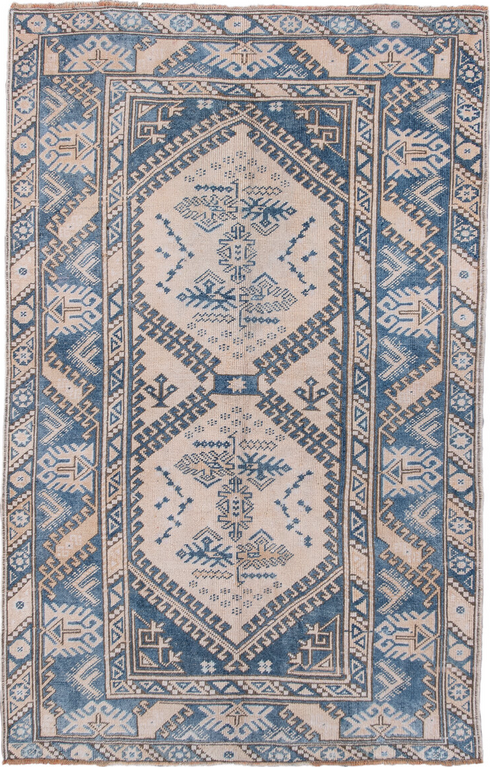 Vintage Oushak Area Rug (4' x 6')
